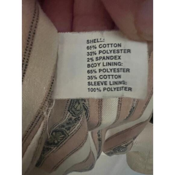 GAP Vintage Corduroy Lined Blazer Jacket US 6 Cream Y2K ASO Hermione Granger - Picture 4 of 9